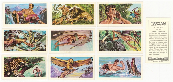 1967 Barratt & Co. "Tarzan" Complete Set (50)